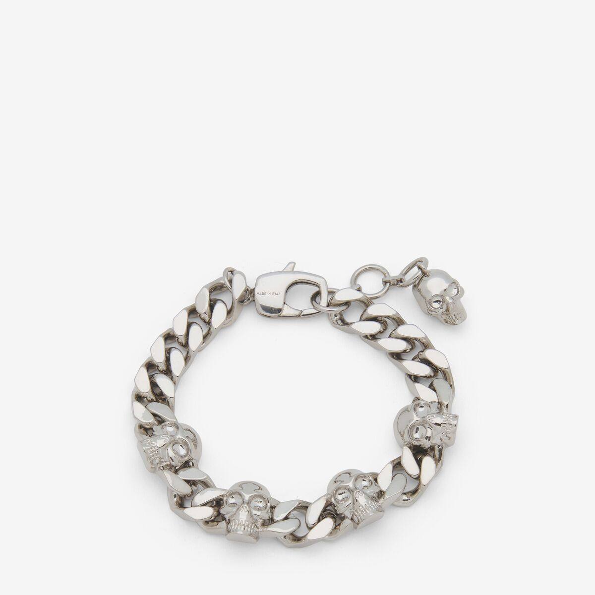 ALEXANDER MCQUEEN - Skull Chain Bracelet - Item 809458J161N0926